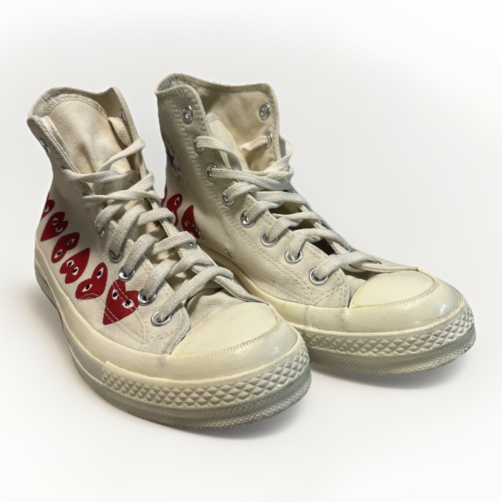 Converse Chuck Taylor All Star Comme des Garcons Play Edition Size 8‎ RARE!!!